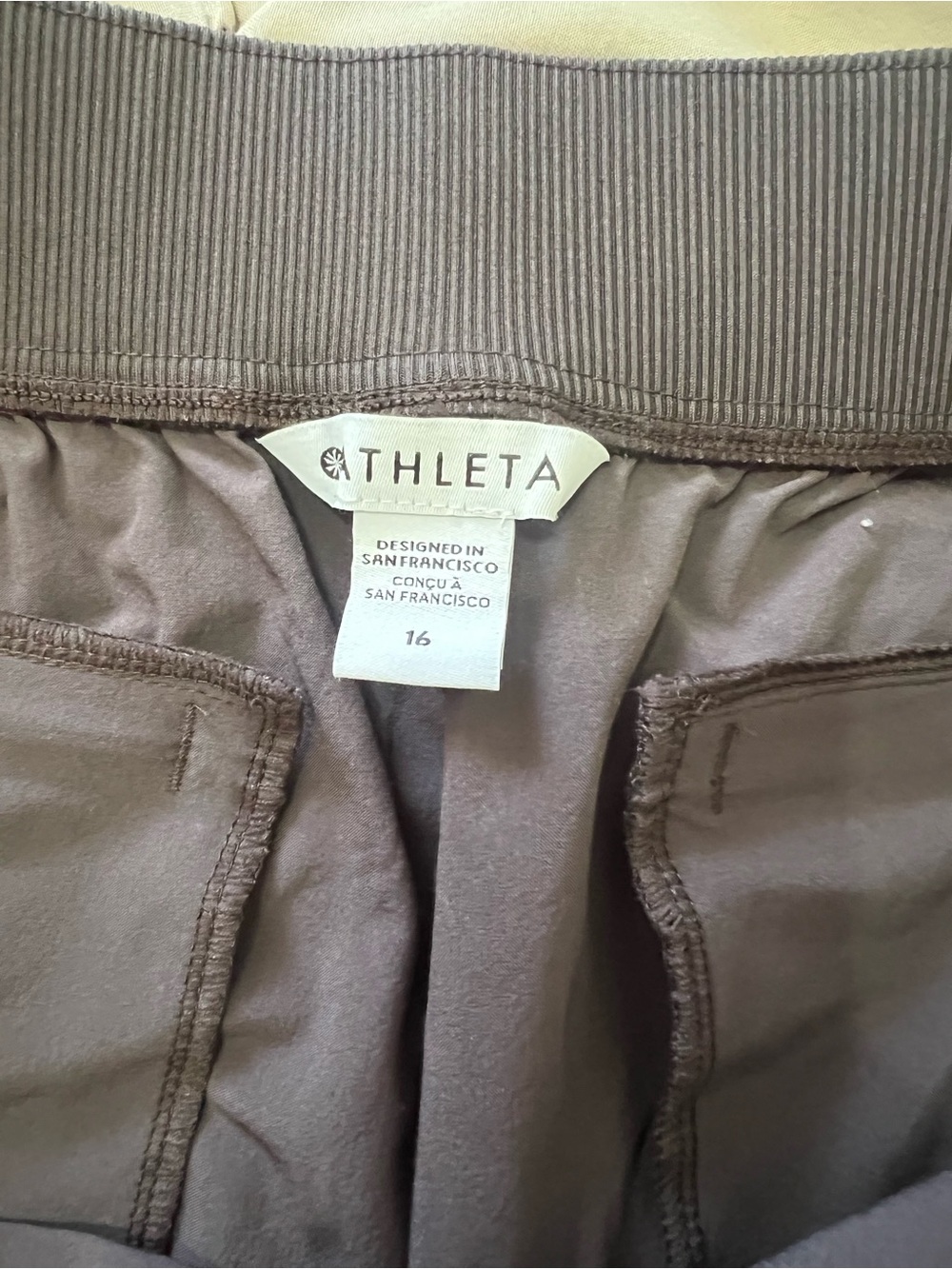 Athleta Brooklyn Dark Purple Ankle Pant Tapered Travel Work - Picture 7 of 8